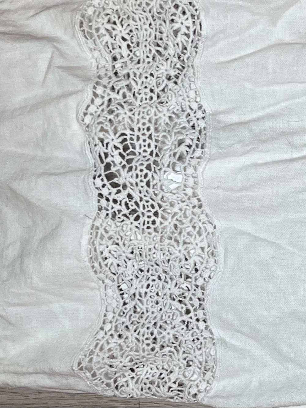 Abercrombie & Fitch white crocheted lace midi dress Size S - Picture 11 of 11